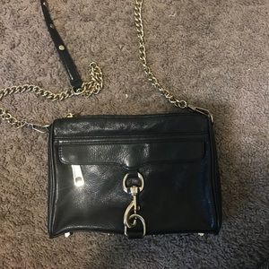 Rebecca Minkoff Black w/ Gold crossbody bag